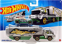 Машина дальнобойщика Hot Wheels Super Rigs Bank Roller Mattel FKW87-BDW51