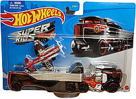 Машина дальнобойщика Hot Wheels Super Rigs Sky Show Rig Mattel CGC28-BDW51