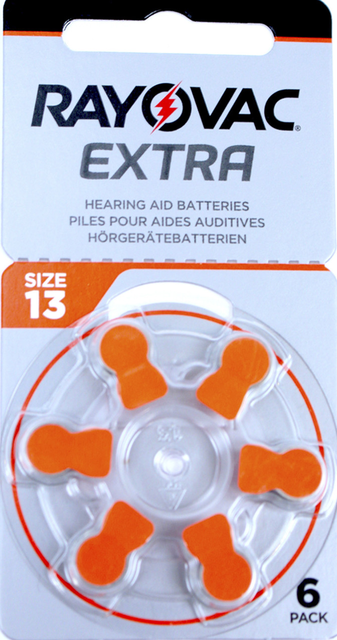 Батарейка Rayovac Zinc Air 13/6bl(6)(60), фото 1