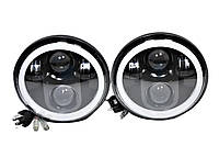 Світлодіодні фари для ваз 2103 2106 bmw E30 E34 5.75 дюймів кругла LED Headlight комплект 2 шт (L2106-5.75D) cgp