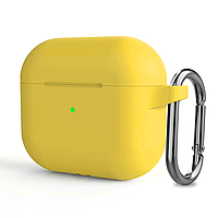 Чохол Soft Case для AirPods 3 (2021) + карабін Yellow