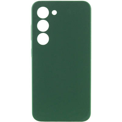 Чехол Silicone Cover Lakshmi Full Camera (AAA) для Samsung Galaxy S23 Full camera, Зелений / Cyprus Green