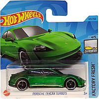 Машинка Hot Wheels Porsche Taycan Turbo S Factory Fresh - 2023 Mattel HKJ31-N521