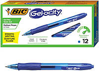 Набор гелевых ручек BIC Gel-ocity Original Retractable Gel Pen, Синие автоматические (RLC11-BLUE) (B0000AQPTO)