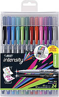 Ручки лайнеры и маркеры BIC Intensity Fine / Medium Fineliner Marker Pen 24 шт (FPIXP241-AST)