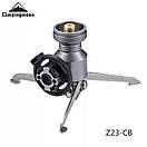 Перехідник тринога для газових пальників та ламп з цангового балона на різьбу Campingmoon Z23-CB, фото 6