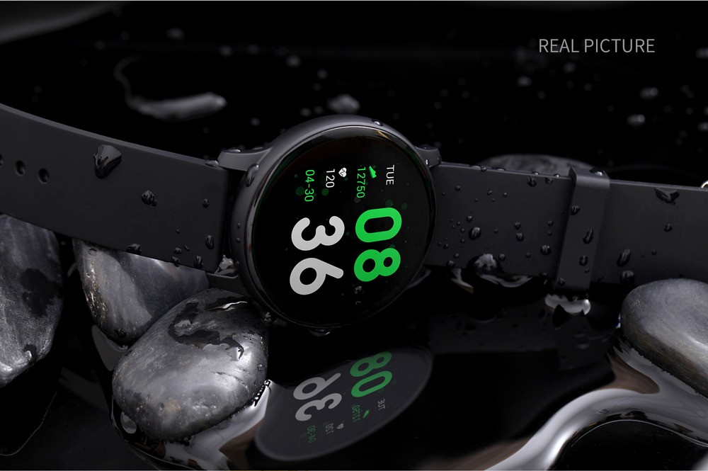 Наручные Bluetooth смарт часы Smart KW19 UTM, умные часы с измерением давления и кислорода черные APL - фото 5 - id-p2020826153