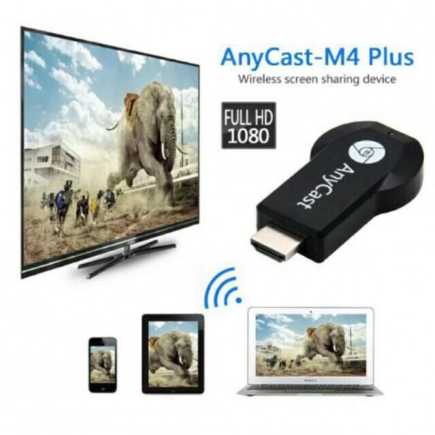 Медиаплеер со встроенным Wi-Fi модулем Miracast AnyCast M4 Plus для iOS/Android, ретранслятор для ТВ APL - фото 5 - id-p2020826180