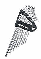 Ключ зірк набір Topeak Torx Set T7/T9/T10/T15/T20/T25/T27/T30 Г-обр сталь CroV (GT)