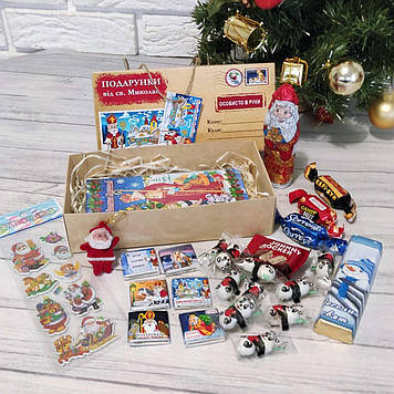 Солодка посилка від Chish Ніколая 290 грамів. Подарунки від св. Миколая