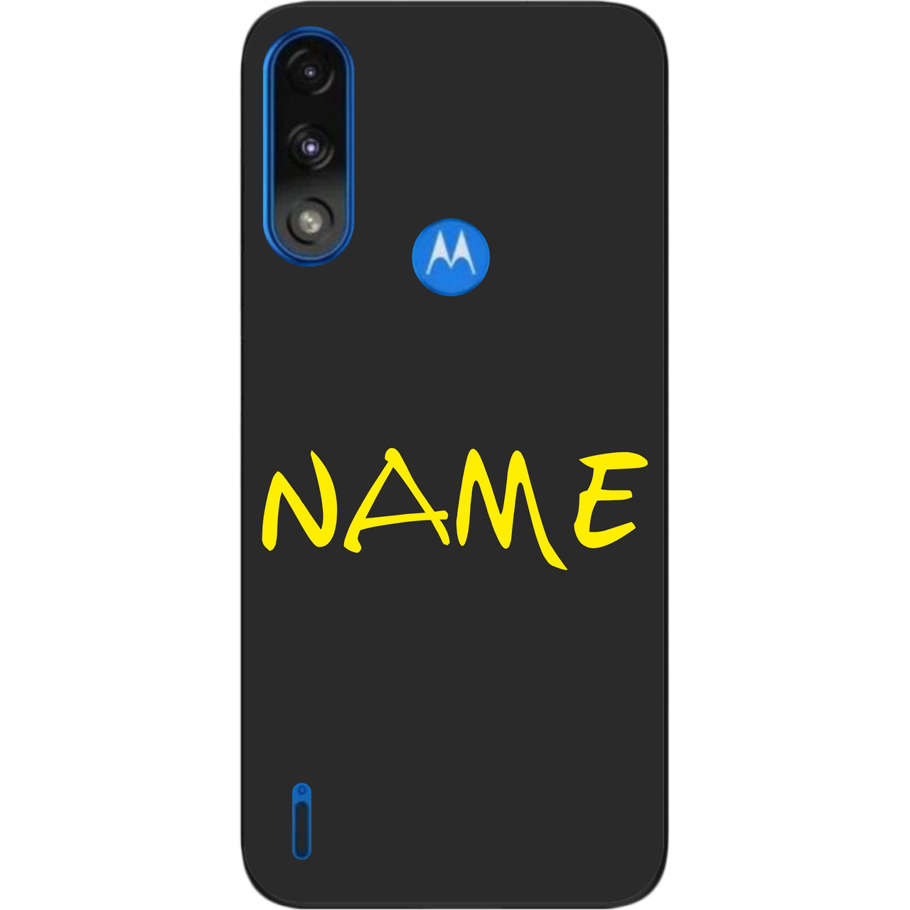 Саме чохол бампер Case для Motorola Moto E7i Power друк на чохлі