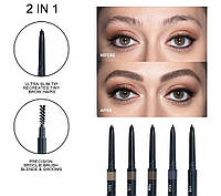 Двухсторонний карандаш для бровей ULTRA-SLIM BROW PENCIL