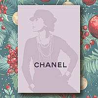 Брендовый недатированный ежедневник Chanel А5 розовый фото принт, деловой блокнот 208страниц