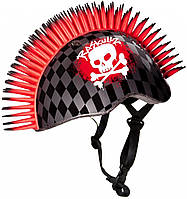 Велосипедный шлем C-Preme Raskullz Skull Hawk чорн/черв 50-54см (GT)