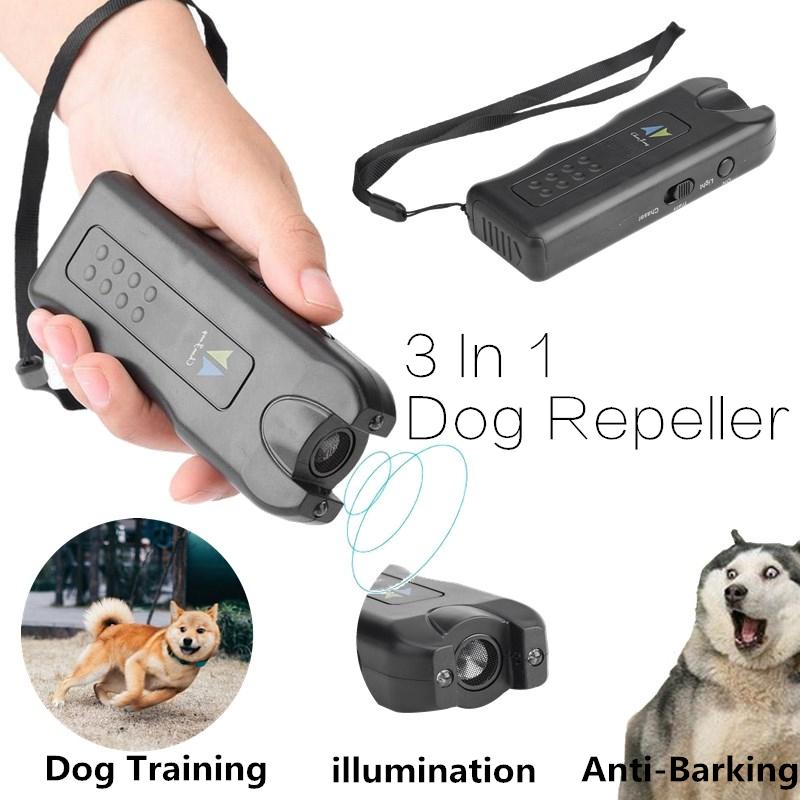 Отпугиватель собак ультразвуковой с фонарём Chan Fong Dog Sonic-Chaser для отпугивания и дрессировки APL - фото 5 - id-p2020851532