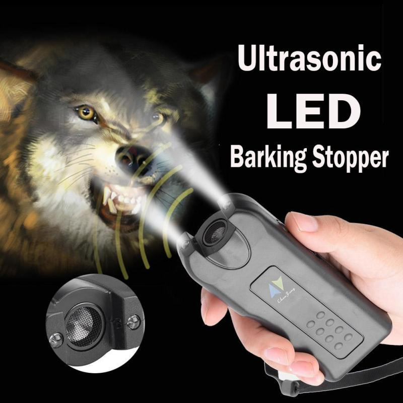 Отпугиватель собак ультразвуковой с фонарём Chan Fong Dog Sonic-Chaser для отпугивания и дрессировки APL - фото 6 - id-p2020851532
