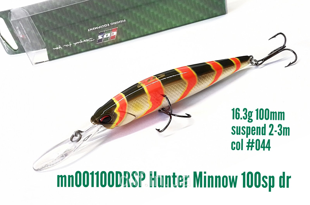 Воблер EOS Hunter minnow 100sp вес 16.3g заглиблення 2-3м (колір 044), фото 1