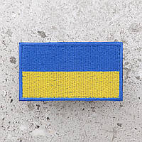 Шеврон флаг Украины 9х5 см