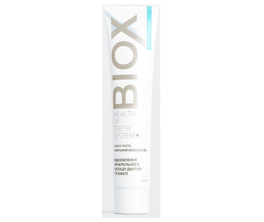 Натуральна зубна паста ТМ "Biox" морський кальцій & D3