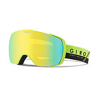 Горнолыжная маска Giro Contact лайм/чёрная Splash, Zeiss, Loden yellow 20% + yellow Boost 62% (GT)