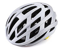 Велосипедный шлем Giro Helios MIPS SMP мат.біл/срібл M/55-59см (GT)