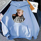 Жіноче худі оверсайз з принтом "Stray Kids, FELIX", фото 3