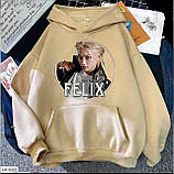 Жіноче худі оверсайз з принтом "Stray Kids, FELIX", фото 9
