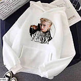 Жіноче худі оверсайз з принтом "Stray Kids, FELIX", фото 2