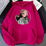 Жіноче худі оверсайз з принтом "Stray Kids, FELIX", фото 7