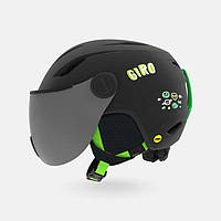 Горнолыжный шлем Giro Buzz MIPS мат.чорн/яскр.зел S/52-55.5см (GT)