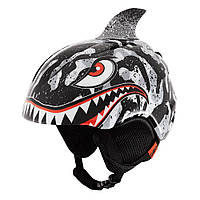 Горнолыжный шлем Giro Launch Plus, чёрный-серый Tiger Shark (GT)
