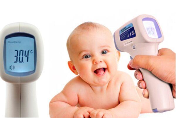 Детский бесконтактный термометр инфракрасный Non-contact Цифровой электронный градусник пистолет APL - фото 1 - id-p2020837445