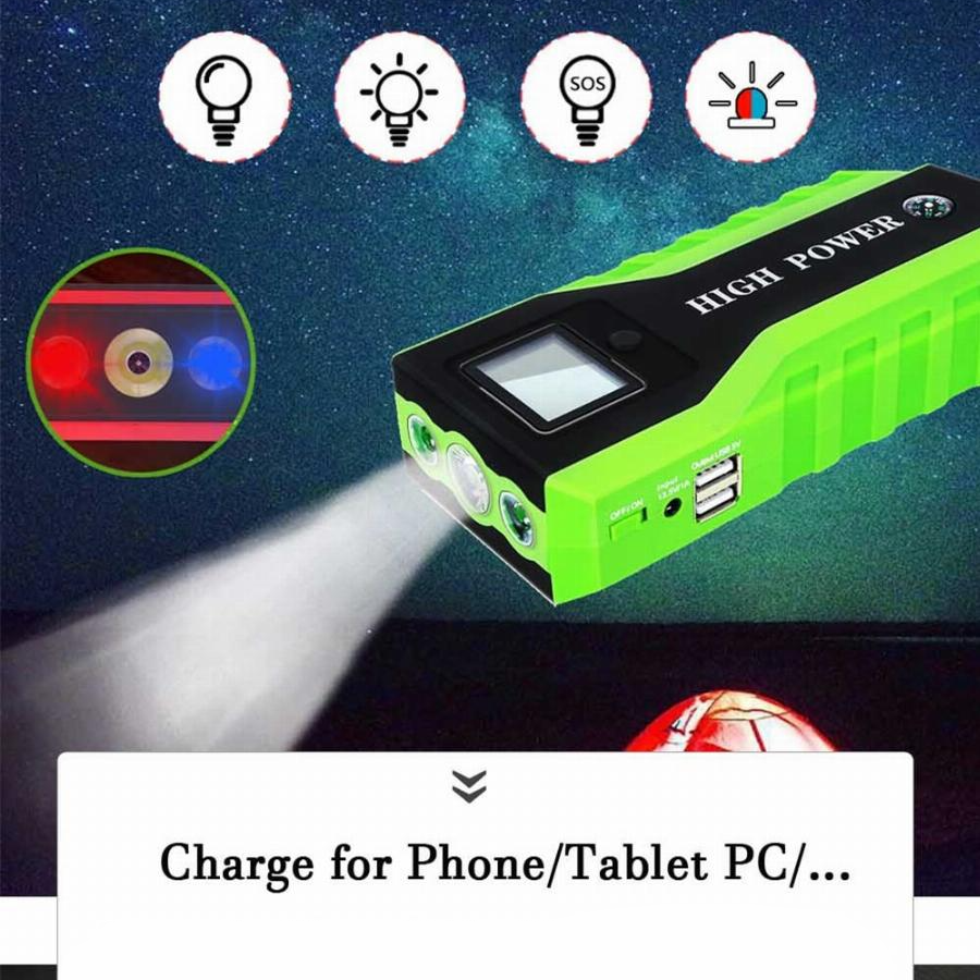 Пуско зарядное устройство Jumpstarter TM19A 82800 mA Автомобильное Пусковая зарядка для авто UKG - фото 4 - id-p2020842352
