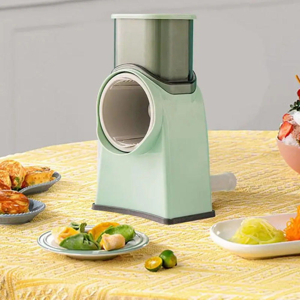 Подрібнювач овочів 3в1 універсальний ручний VEGETABLE CUTTER багатофункціональна овочерізка