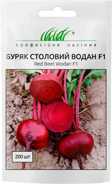 Насіння буряку Водан F1, 2 г — ранній гібрид (85-90 днів), кругла, їдальня, Професійне насіння