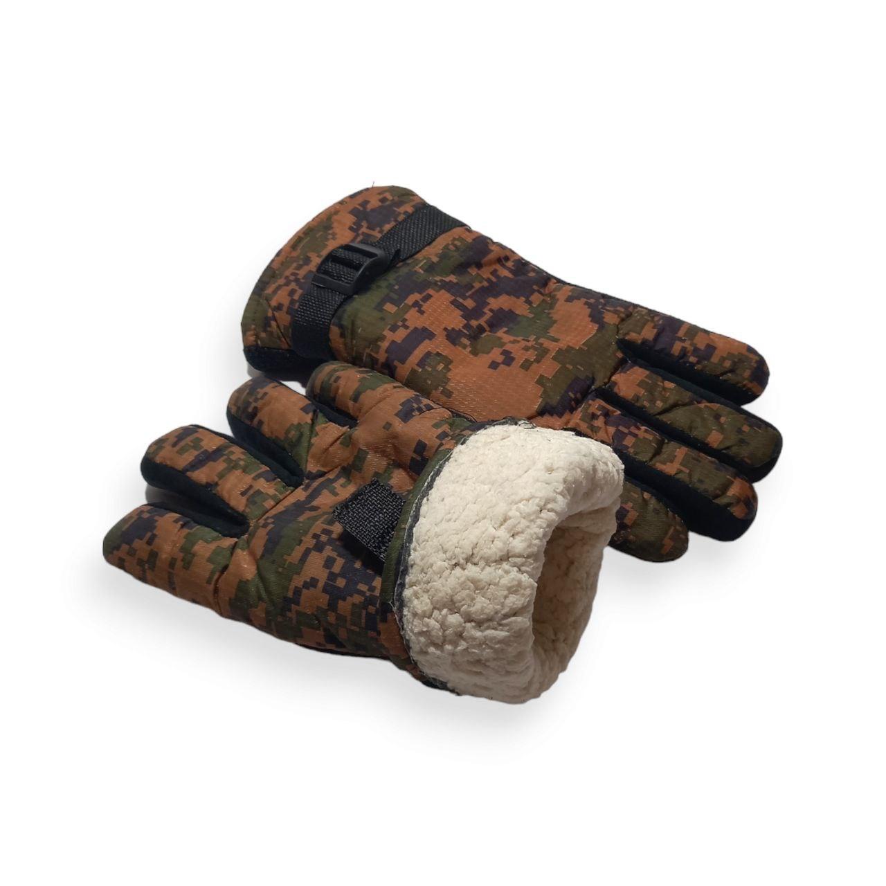 Тактичні рукавички зимові. Рукавички для полювання, риболовлі, туризму. Камуфляжні рукавички