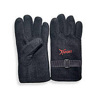 Теплые защитные перчатки на двойном флисе. Рукавицы зимние для рыбалки/охоты для военных