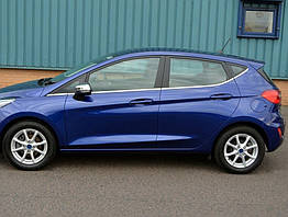 Нижня окантовка вікон Omsa Line для Ford Fiesta (2017-) Нержавіюча сталь (8 шт)