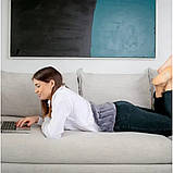 Пояс для спини зігріваючий і охолоджуючий з насінням льону Компрес грілка для суглобів шиї та м'язів, фото 6