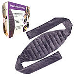 Пояс для спини зігріваючий і охолоджуючий з насінням льону Компрес грілка для суглобів шиї та м'язів, фото 5