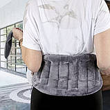 Пояс для спини зігріваючий і охолоджуючий з насінням льону Компрес грілка для суглобів шиї та м'язів, фото 8