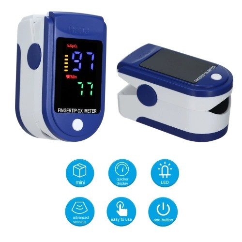 Пульсоксиметр медицинский на палец Fingertip Pulse Oximeter LK87 прибор измерения кислорода крови APL - фото 2 - id-p2020839242