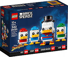 Конструктор LEGO Скрудж Макдак, Хьюї, Дьюї та Луї 40477