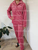 Жіноча махрова піжама в кольорі Слива, Костюм домашній махровий