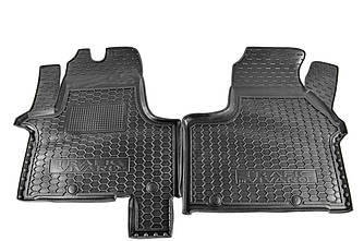Комплект килимків передніх (поліуретан) сидіння 1+2 на Renault Trafic III 2014-> - Avto-Gumm - AG11874