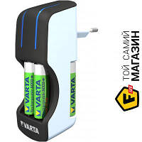 Зарядное устройство Varta Pocket Charger + 2xAA 2100мАч + 2xAAA 800мАч (57642-301431)