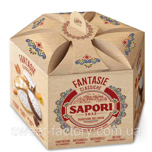 Sapori Fantasie Classiche Cantuccini Ricciarelli Delizie 381g, фото 1