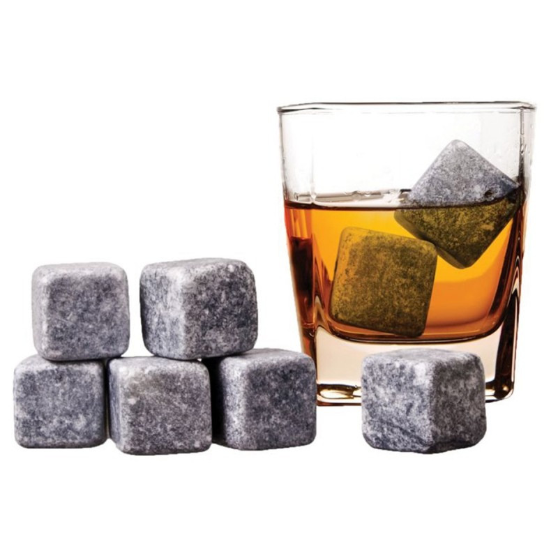 Камни для виски охлаждающие Aura Whiskey Stones MINI Набор из 9 штук 2х2 см Серый APL - фото 6 - id-p2020864398