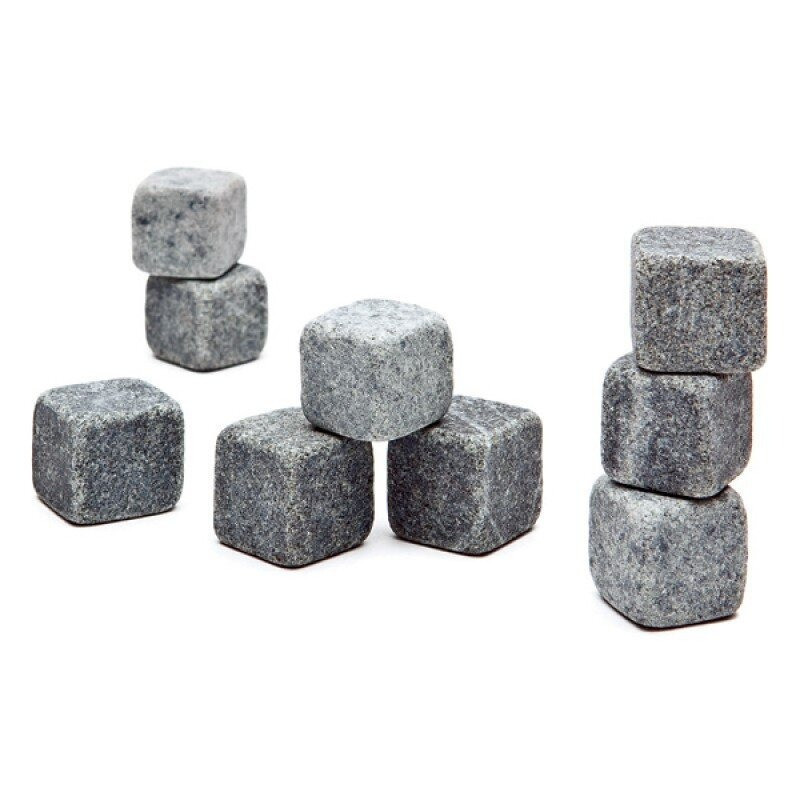 Камни для виски охлаждающие Aura Whiskey Stones MINI Набор из 9 штук 2х2 см Серый APL - фото 7 - id-p2020864398