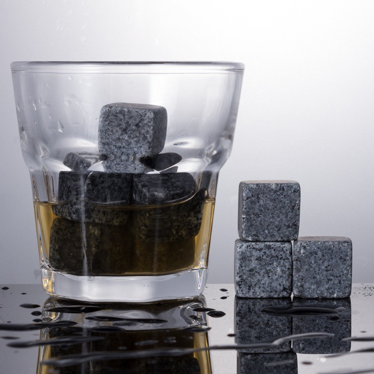 Камни для виски охлаждающие Aura Whiskey Stones MINI Набор из 9 штук 2х2 см Серый APL - фото 10 - id-p2020864398